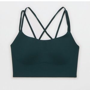 OFFLINE Hold Up! Sports Bra Aerie Dark green size Medium